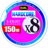 Шнур YO-ZURI PE HARDCORE X8 DUEL 1.5/0.209мм 13.5кг 150м white H3298-W